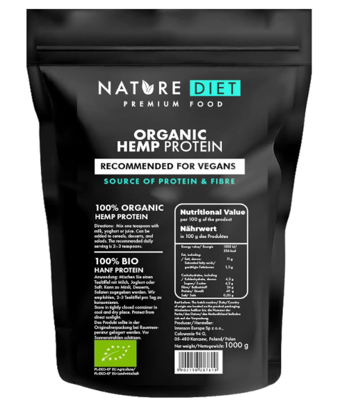 Hemp protein is one of the few plant-based proteins that contains all nine essential amino acids, making it a complete protein. Unlike some animal or synthetic proteins, hemp protein is easy to digest, minimizing bloating and discomfort.