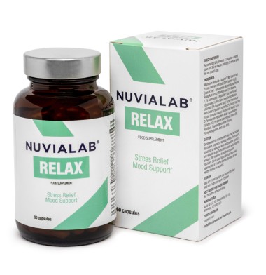 Discover NuviaLab Relax, a dietary supplement designed to promote good mood, emotional balance, and quality sleep with a blend of 10 natural ingredients like Calmomix®, Rhodiola Rosea, magnesium, and B vitamins. Learn how it supports relaxation and cognitive health in our detailed review.