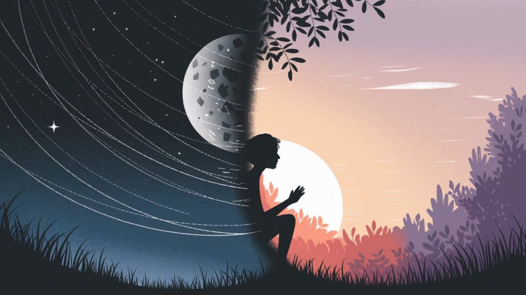 Tackling Insomnia and Depression Holistically? 3 a half moon and half sun