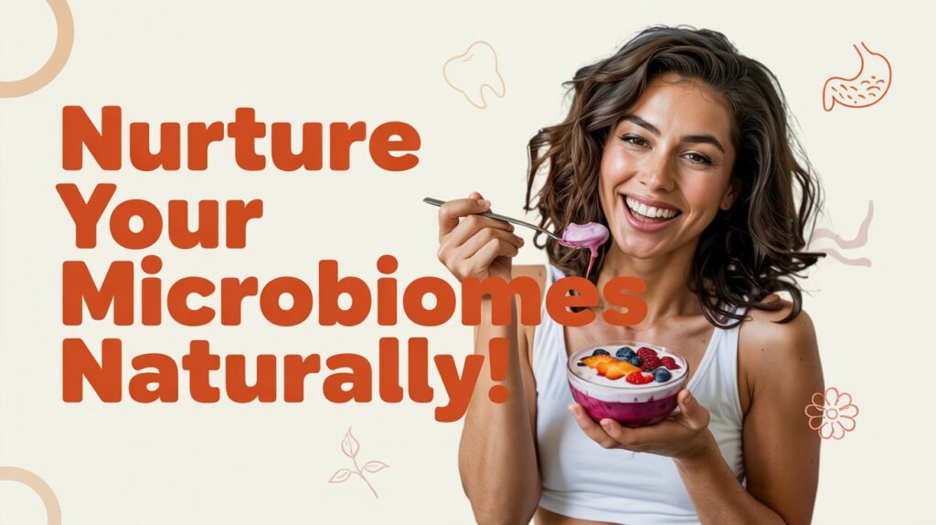 Boost Health: Nurture Oral, Gut, Vaginal Microbiomes Naturally 1 Nurture microbiomes naturally